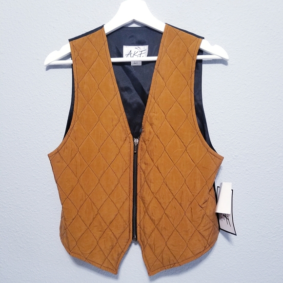 Vintage Jackets & Blazers - Vintage 80's 90's retro New wave vest top SMALL